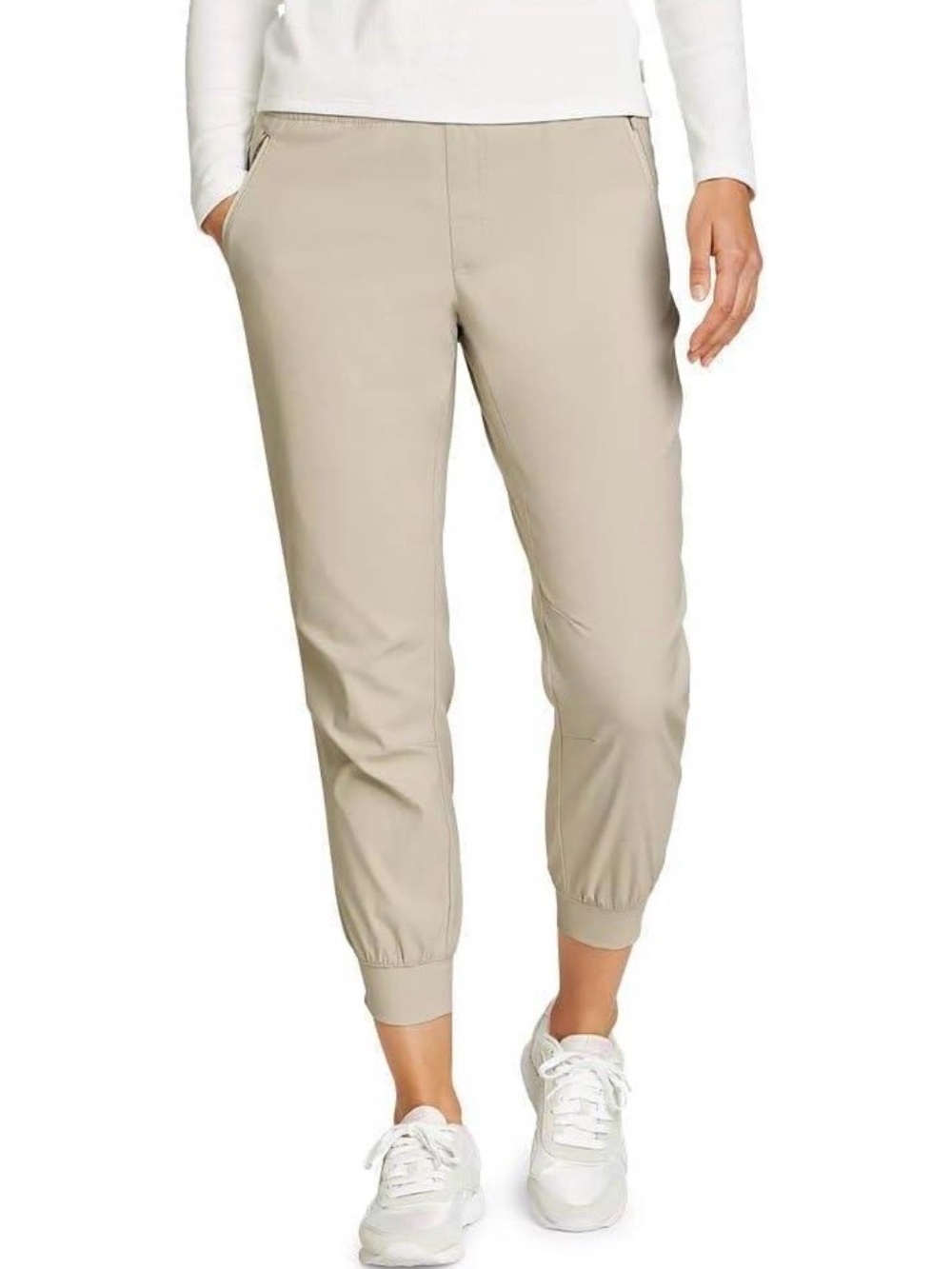 Eddie Bauer Rainer Jogger Pants in Cream